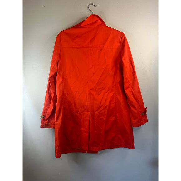 Talbots Womens Orange Lightweight Jacket Size 8 - Picture 4 of 4